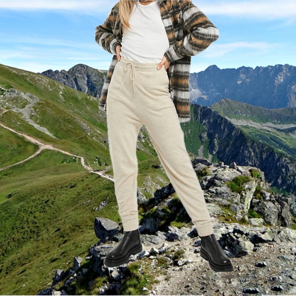 & Other Stories Highwaist Wool Joggers NWT